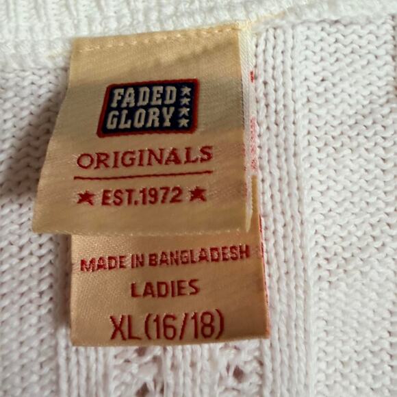 Y2k faded glory deadstock vneck sweater - Picture 7 of 7